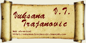 Vuksana Trajanović vizit kartica